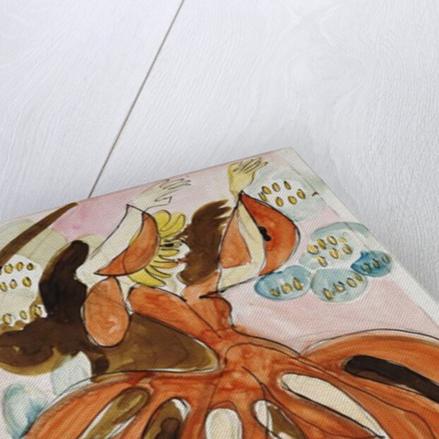 The Dancer Palucca; Die Tanzerin Palucca, c. 1930-31 by Ernst Ludwig Kirchner