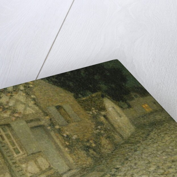 The Gardener's House in the Moonlight, Gerberoy; La Maison du Jardinier au Clair de Lune, Gerberoy, 1926 by Henri Eugene Augustin Le Sidaner