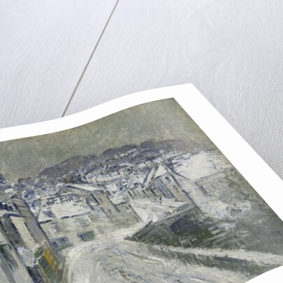 Snow in Pont-Aven; Neige a Pont-Aven, 1922 by Gustave Loiseau