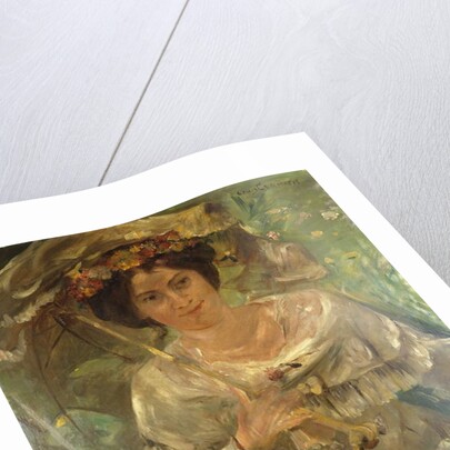 Woman in the Sunshine; Dame im Sonnenschein, 1910 by Lovis (1858-1925) Corinth