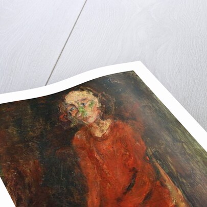 Young Woman in Red; Jeune Femme en Rouge, 1928 by Chaim Soutine