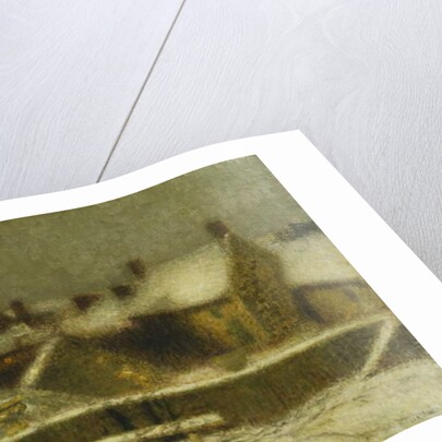 Gerberoy in the Snow; Gerberoy Sous la Neige, c.1900 by Henri Eugene Augustin Le Sidaner