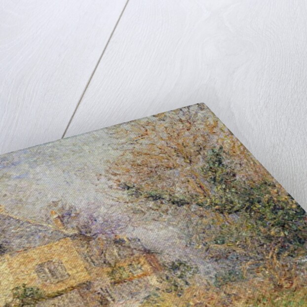 Houses on the Banks of the L'Eure, Louviers; Maisons au Bord de L'Eure, Louviers, 1902 by Gustave Loiseau