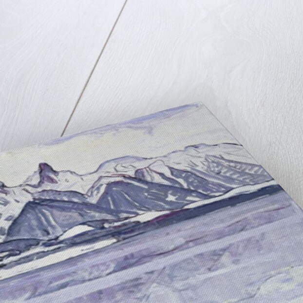 Stockhorn Verschneit, 1913-1914 by Ferdinand Hodler