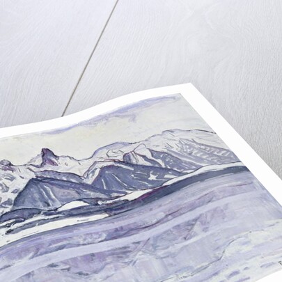 Stockhorn Verschneit, 1913-1914 by Ferdinand Hodler