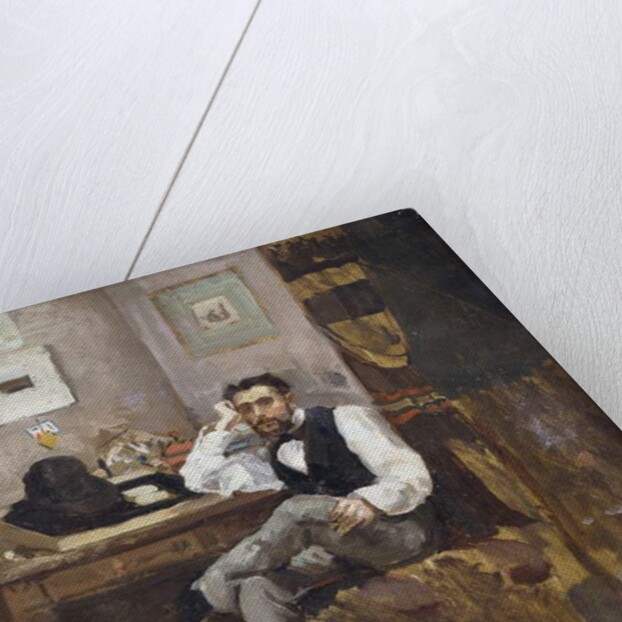 Artist in his Studio; L'Artiste dans son Atelier by School French