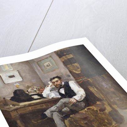 Artist in his Studio; L'Artiste dans son Atelier by School French