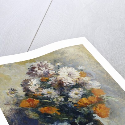 Vase de Dahlias, by Maximilien Luce