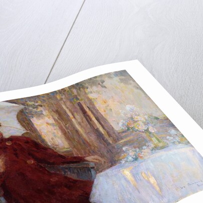 Woman with an Umbrella; Femme a l'Ombrelle, 1896 by Henri Eugene Augustin Le Sidaner