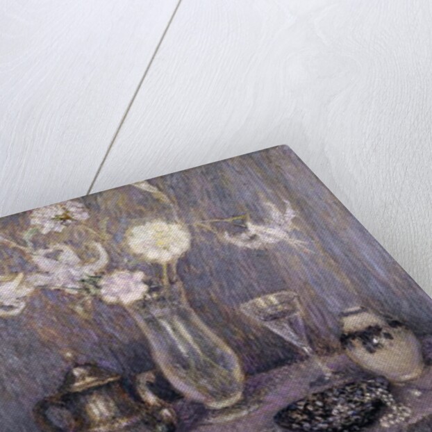 The Table, Gray Harmony; La Table, Harmonie Grise, 1927 by Henri Eugene Augustin Le Sidaner