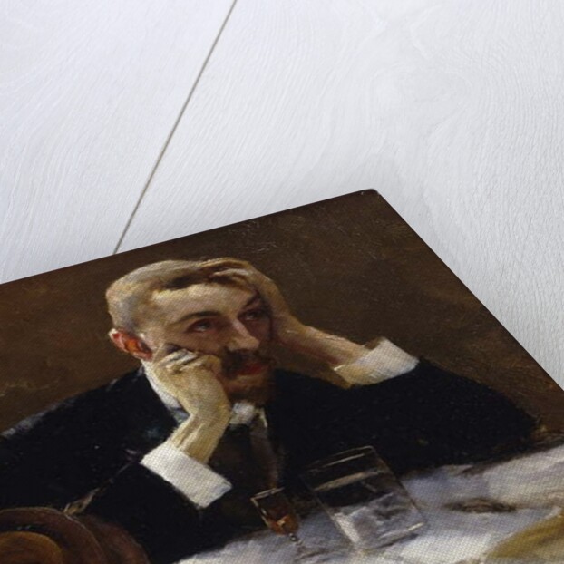 Late Self-Portrait; Spates Selbstbildnis by Carl Schuch