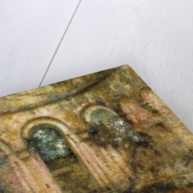 The Grounds of the Castle; Le Cour du Chateau, 1905 by Henri Eugene Augustin Le Sidaner