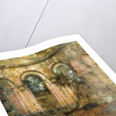 The Grounds of the Castle; Le Cour du Chateau, 1905 by Henri Eugene Augustin Le Sidaner