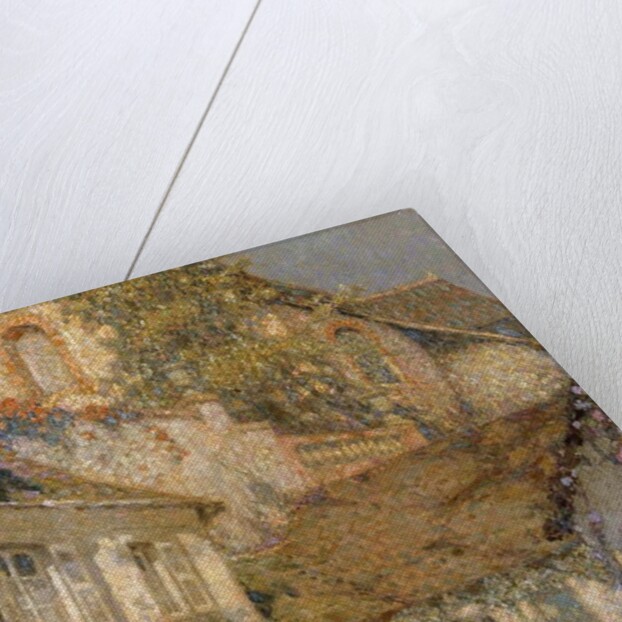 The House below the Church; La Maison sous L'Eglise, 1935 by Henri Eugene Augustin Le Sidaner