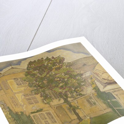 Flowering Chestnut Tree in the Garden; Bluhende Kastanienbaum im Garten by Koloman Moser