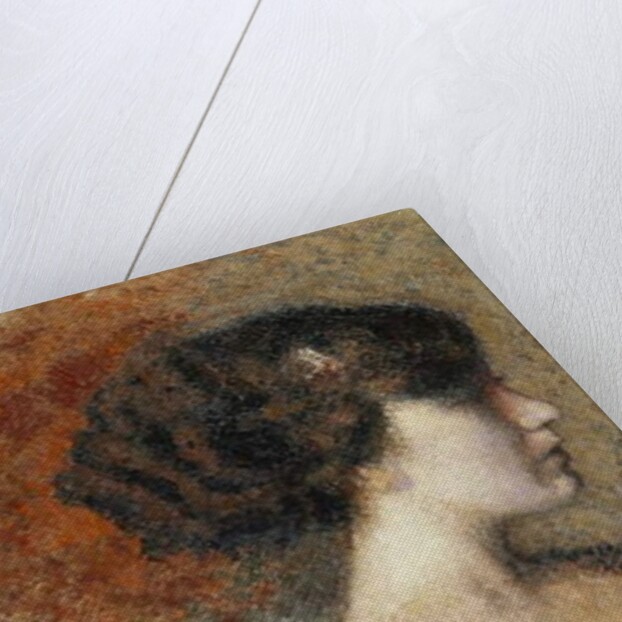 Portrait of a Young Girl; Portrait de Jeune Fille - Portret van een Jong Meisje by Georges Lemmen