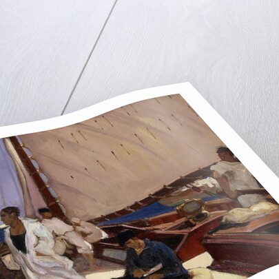 Turkish Ship; Bateau Turque - Turkse Boot by Fernand Allard L'Olivier