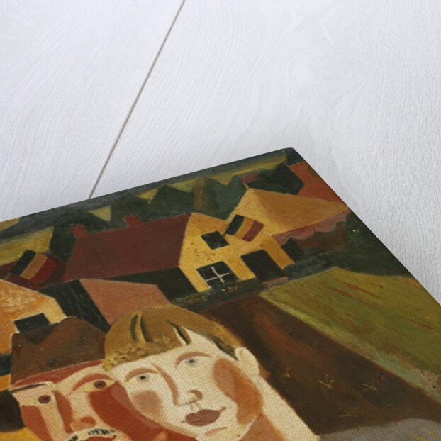 A Couple in a Village; Le Couple au Village, 1930 by Gustave de Smet