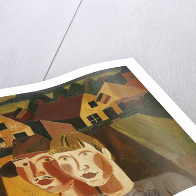 A Couple in a Village; Le Couple au Village, 1930 by Gustave de Smet