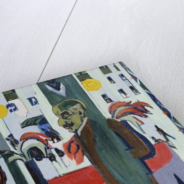 Max Liebermann in his Studio; Max Liebermann in Seinem Atelier, 1926 by Ernst Ludwig Kirchner