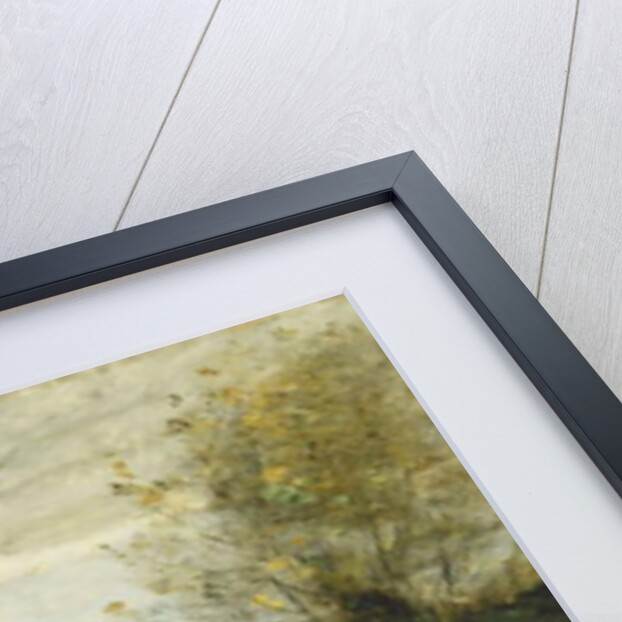 Semur, The Way to Church; Semur, Le Chemin de l'Eglise, c. 1855-1860 and 1872-1873 by Jean Baptiste Camille Corot