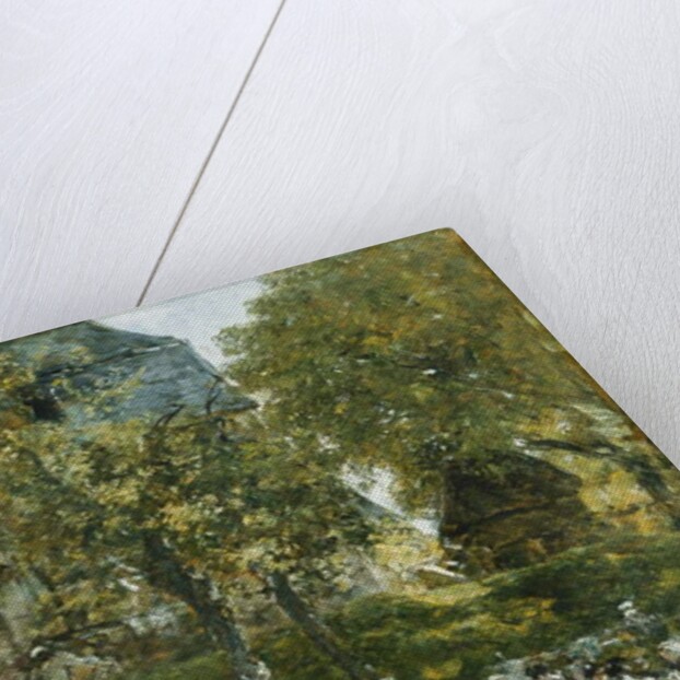 Washers on the Bank of the River; Laveuses au Bord de la Riviere, c.1877-1881 by Eugene Louis Boudin