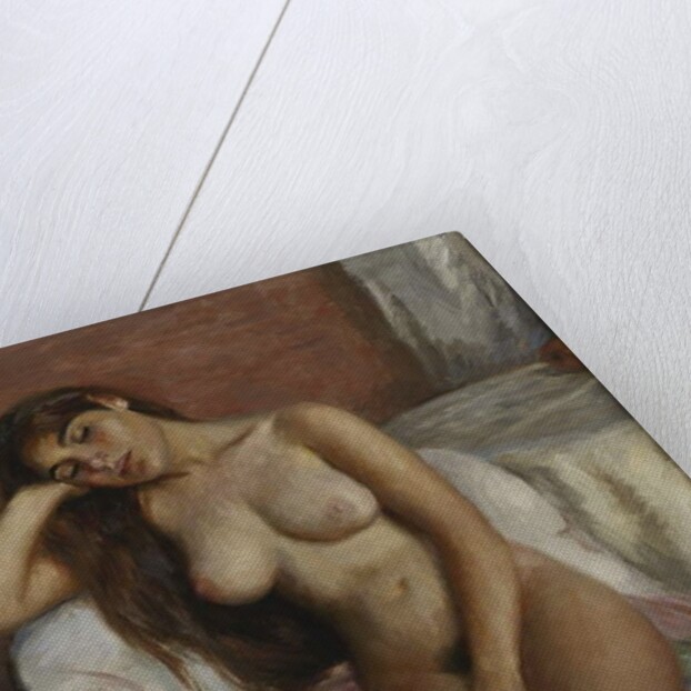 Young Woman Relaxing; Jeune Femme se Reposant, by Ramon Pichot Girones