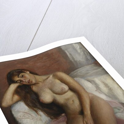 Young Woman Relaxing; Jeune Femme se Reposant, by Ramon Pichot Girones