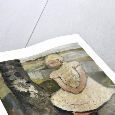 Child Sitting under a Tree by Paula Modersohn-Becker
