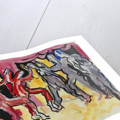 Mary Wigman Dance Group by Ernst Ludwig Kirchner