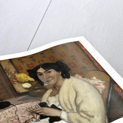 Portrait de Madame Rodrigues-Vallotton, The Artist's Wife, 1902 by Felix Edouard Vallotton