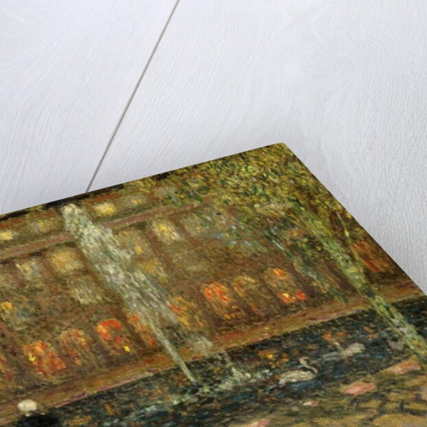 The Pond at the Palais Royal; Le Bassin au Palais Royal by Henri Eugene Augustin Le Sidaner