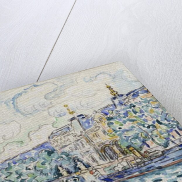 Le Palais du Louvre, 1910 by Paul Signac