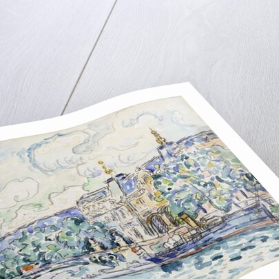 Le Palais du Louvre, 1910 by Paul Signac