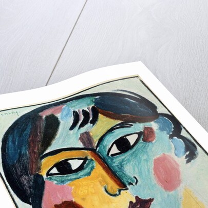 Girl's Head; Madchen Kopf by Alexej von Jawlensky