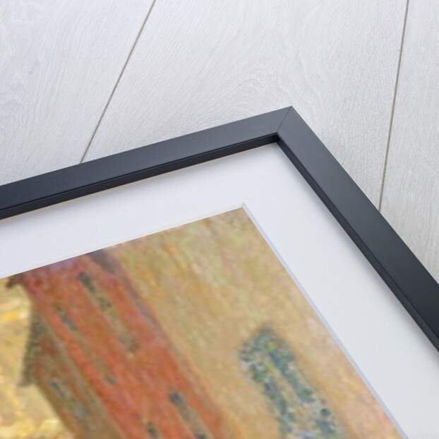 La Rue de L'Eglise by Henri Eugene Augustin Le Sidaner