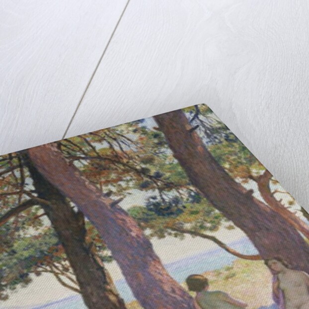 Two Nudes under Pine-Trees; Deux Nus sous les Pins, 1925 by Theo van Rysselberghe