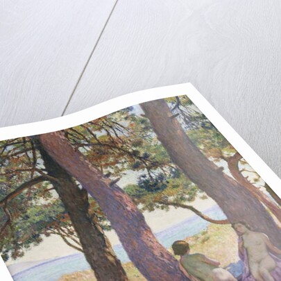 Two Nudes under Pine-Trees; Deux Nus sous les Pins, 1925 by Theo van Rysselberghe