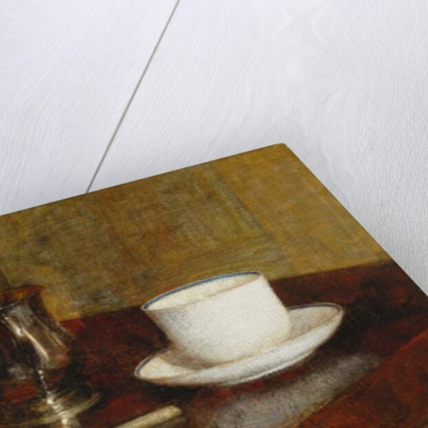 Still Life with a Glass Cup; Nature Morte au Verre et Tasse, 1961 by Ignace Henri Jean Fantin-Latour