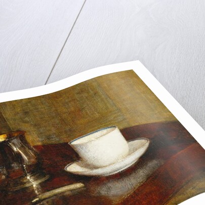 Still Life with a Glass Cup; Nature Morte au Verre et Tasse, 1961 by Ignace Henri Jean Fantin-Latour