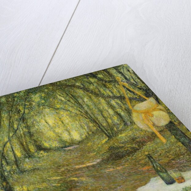 Le Gouter sous Bois, Gerberoy, 1925 by Henri Eugene Augustin Le Sidaner