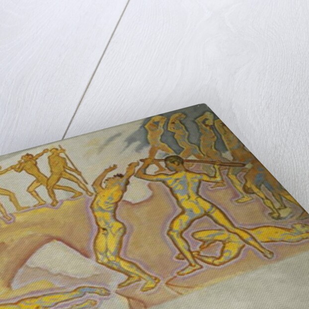 Clash of the Titans; Kampf der Titanen, c.1913-1915 by Koloman Moser