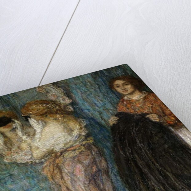 The Mask; Le Masque by Edmond-Francois Aman-Jean