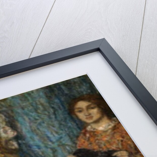 The Mask; Le Masque by Edmond-Francois Aman-Jean