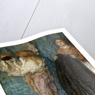 The Mask; Le Masque by Edmond-Francois Aman-Jean