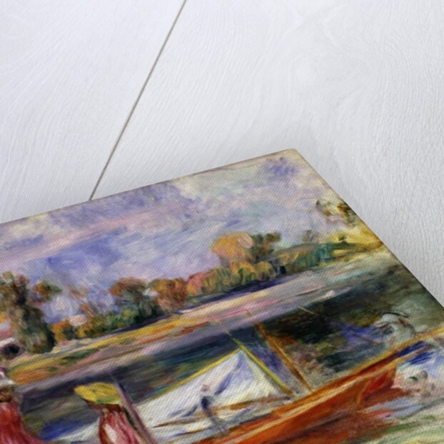 Young Girls in Argenteuil; Jeune Filles a Argenteuil, c. 1896 by Pierre Auguste Renoir