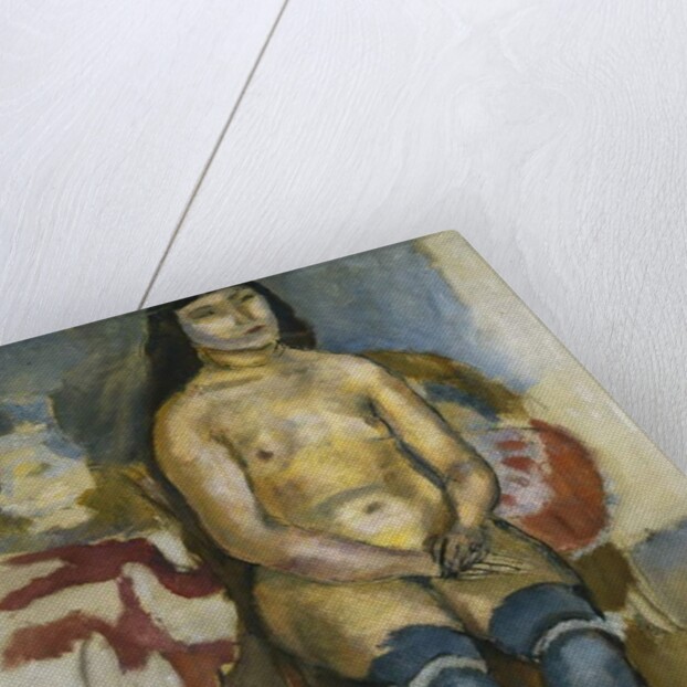 Asian in Blue Stockings; Asiatique aux Bas Bleus, 1922 by Jules Pascin