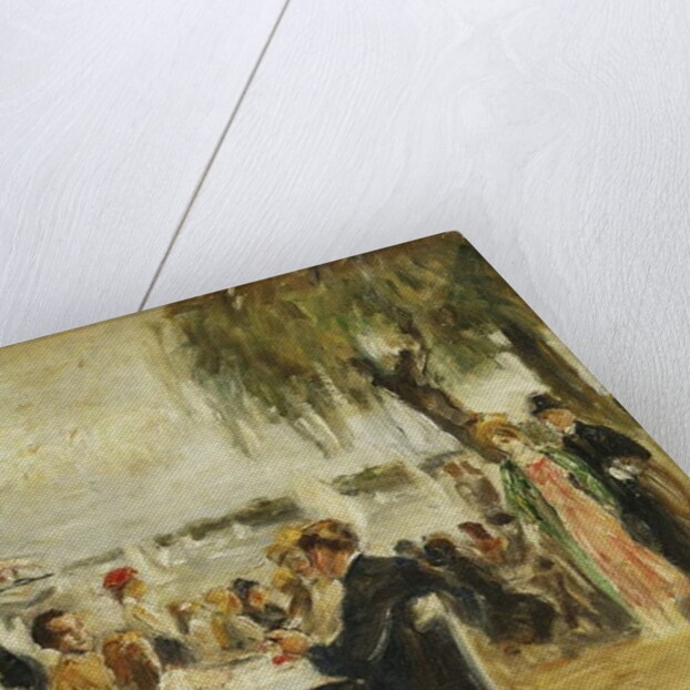 Garden Cafe on the Elbe, 1902 by Max Liebermann