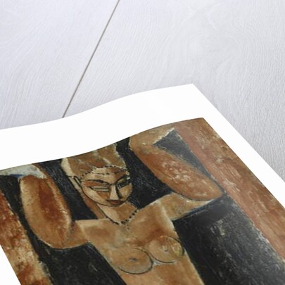 Caryatid; Cariatide, c.1911-1913 by Amedeo Modigliani