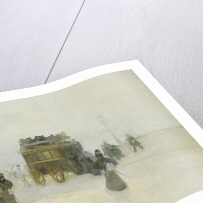 Place de la Concorde et le Palais Bourbon by Luigi Loir